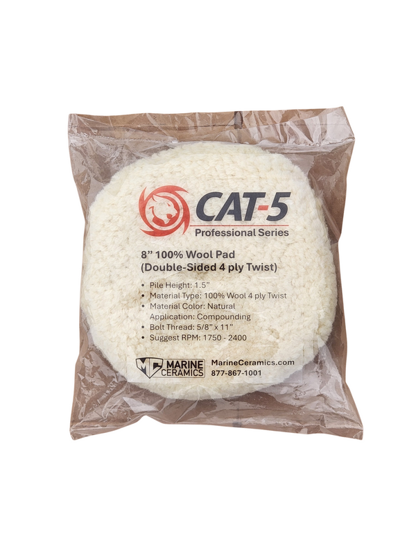 8” x 1.5” 100% Wool Double-Sided Cutting Pad