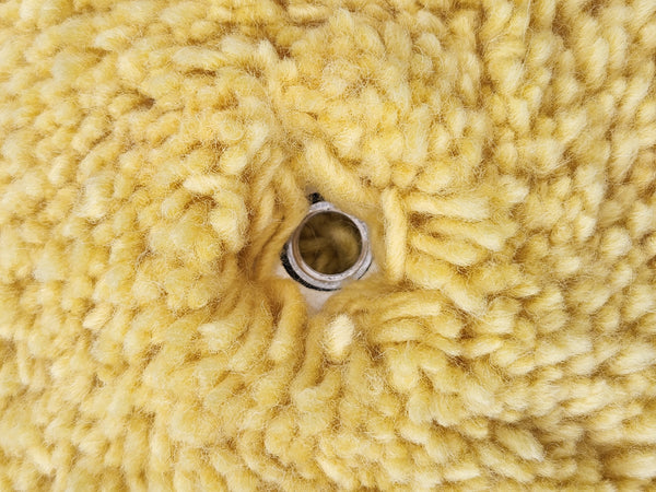 8” x 1.5” Wool Blend (80/20) Pad, Double-Sided Compound & Polishing