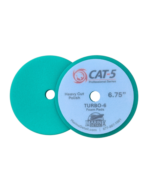 6.75" Turbo-6 Foam Pad (Heavy Cut / Polish)